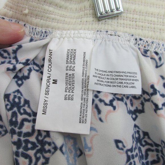 Vintage America Blues Elastic Waist Midi Skirt M/L - Picture 8 of 10